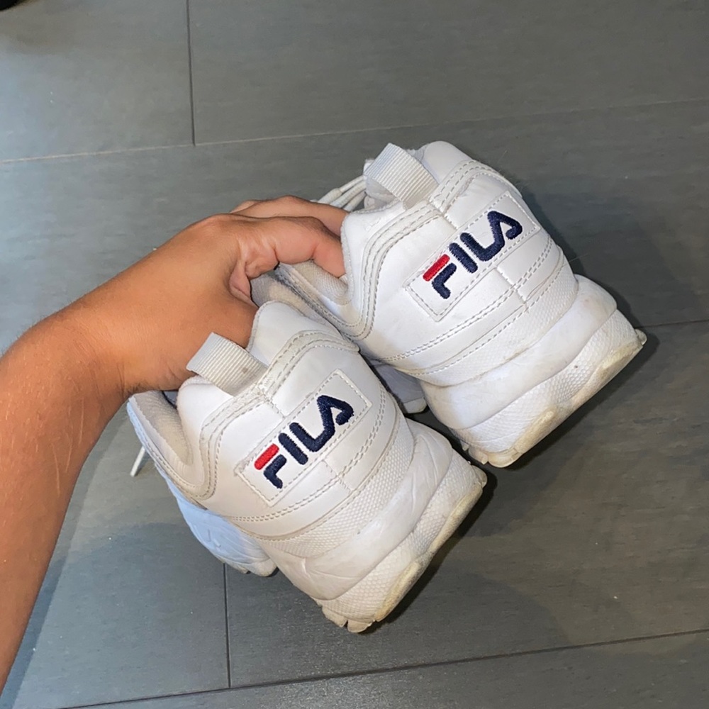 White Disruptor Filas - Picture 2 of 3